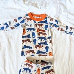 Hanna Andersson Long John Tiger Pajamas